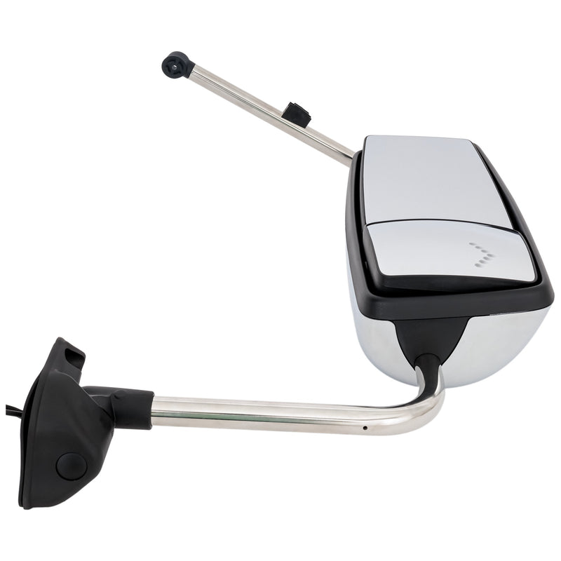 Driver Side Towing Mirror, Power, Non-Folding, Heated, Chrome,
