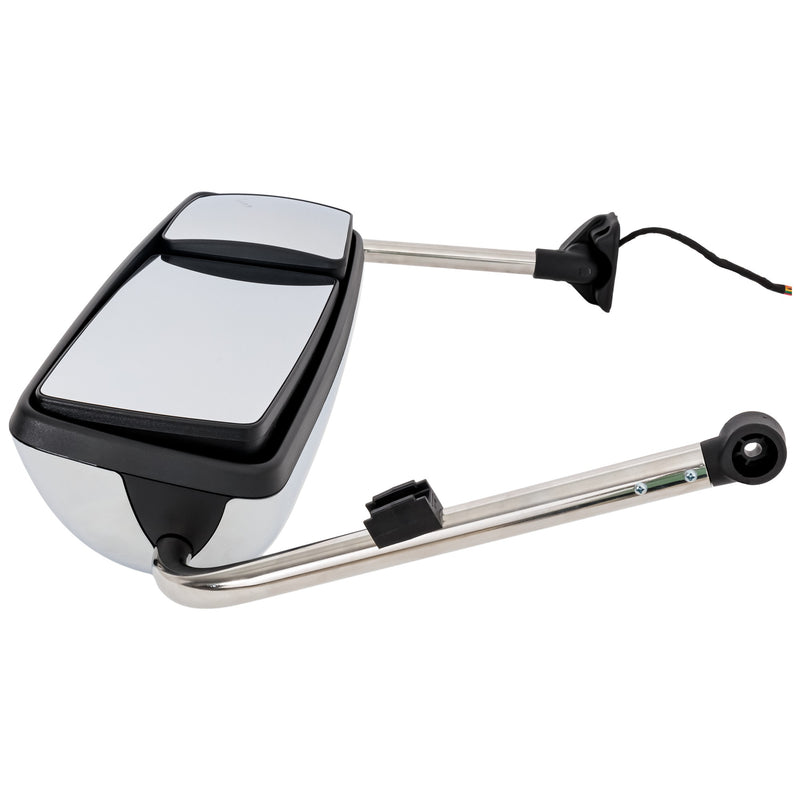 Driver Side Towing Mirror, Power, Non-Folding, Heated, Chrome,