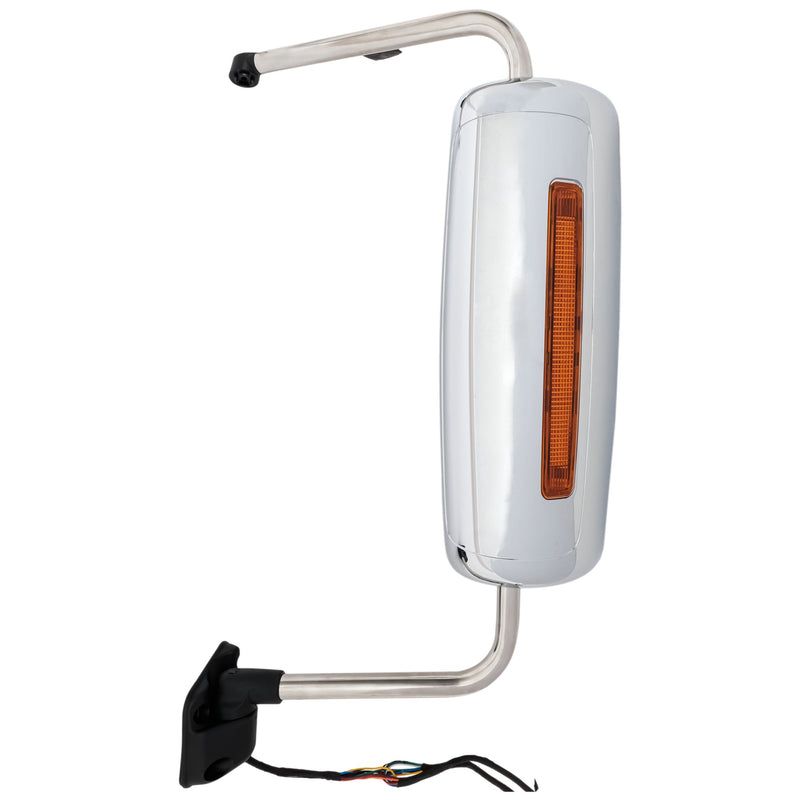 Passenger Side Towing Mirror, Power, Non-Folding, Heated, Chrome,