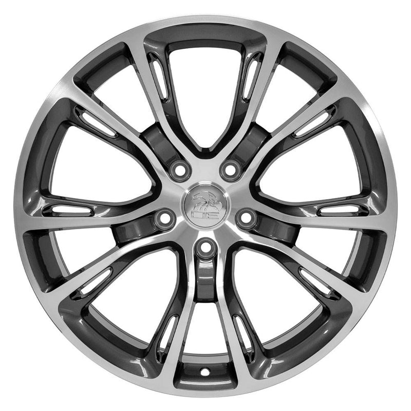 Wheel 20in Replica JP16 fits Jeep Grand Cherokee 20x8.5 Gunmetal Machined