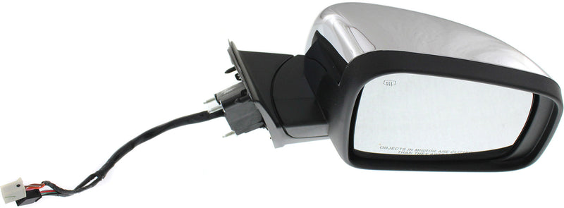 Passenger Side Mirror, Power, Manual Folding, Heated, Chrome, In-housing Signal Light, With memory, W/o Puddle Light, W/o Auto-Dimming, W/o Blind Spot Feature | CH1321358