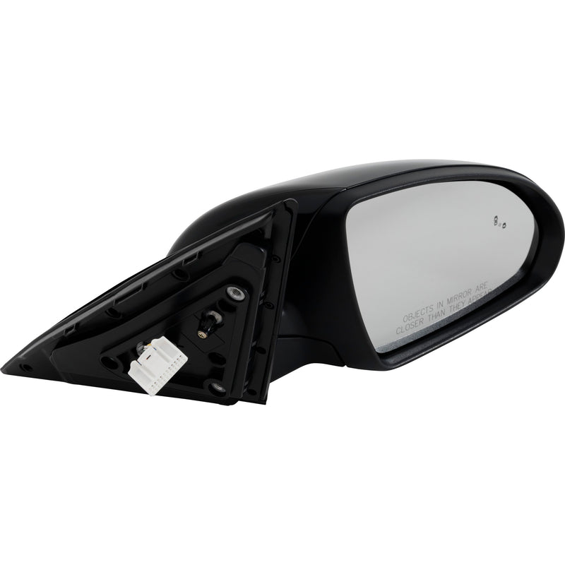 Passenger Side Mirror, Power, Manual Folding, Heated, Paintable, In-housing Signal Light, W/o memory, W/o Puddle Light and Auto-Dimming, With BSD in Glass, USA Built Vehicle | KI1321221