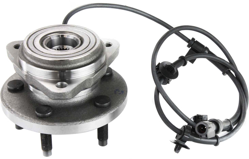 4-Pc Kit - Front Driver and Passenger Side Wheel Hub Four Wheel Drive includes Tie Rod Ends
