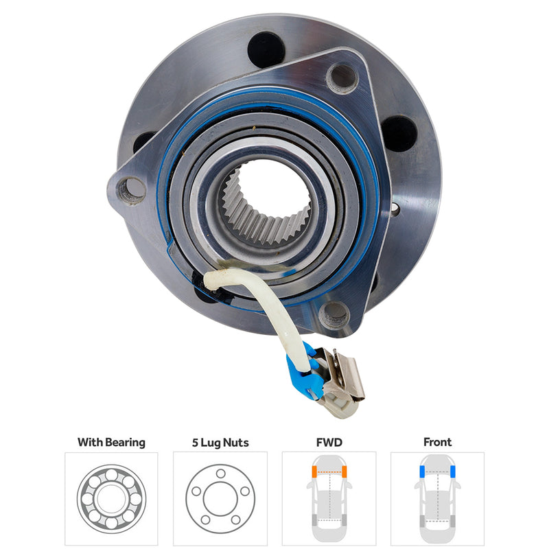 3-Pc Kit - Wheel Hub includes Tie Rod Ends