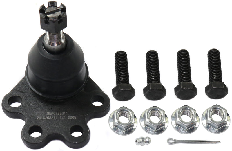 10-Piece Kit Front Suspension with Ball Joints, Idler Arm, Pitman Arm, and Tie Rod Ends