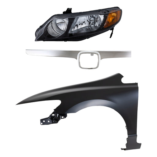 Headlight CarParts KIT-030323-14002