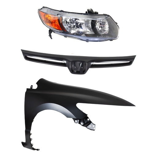Headlight CarParts KIT-030323-23201