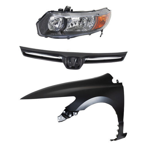Headlight CarParts KIT-030323-23202