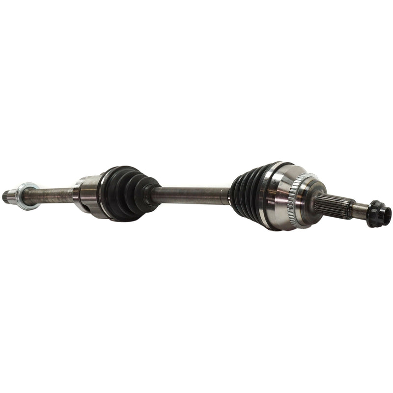 Front CV Axle Assembly 8-Piece Kit with Brake Discs Brake Pads and Control Arms
