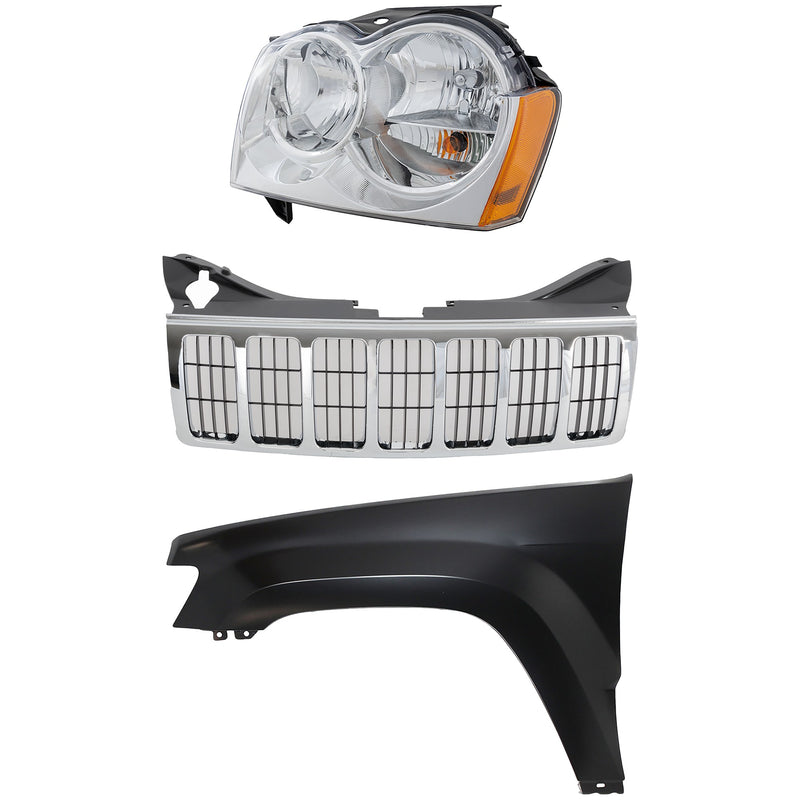 Grille CarParts KIT-030823-7802