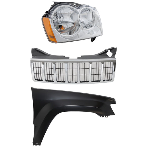 Grille CarParts KIT-030823-8001