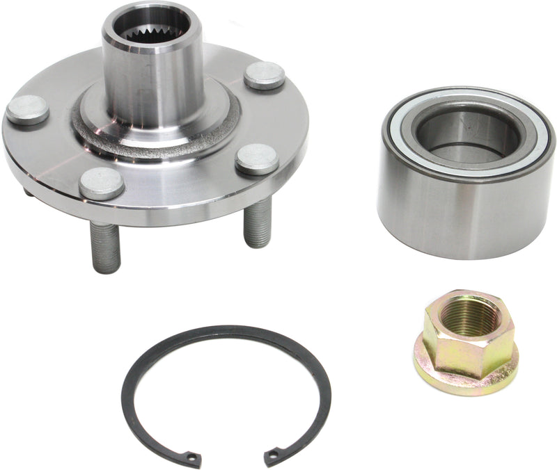 Suspension Kit Front Passenger & Driver Side with Tie Rod Ends and Wheel Hubs | NI4520101