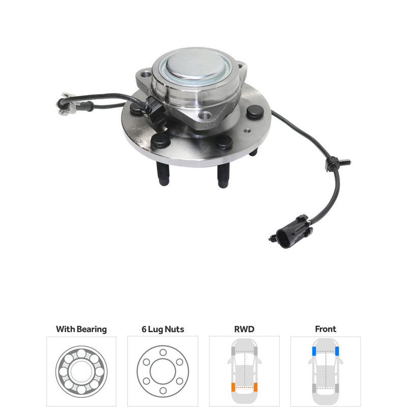 Hub Assembly Front Passenger & Driver Side