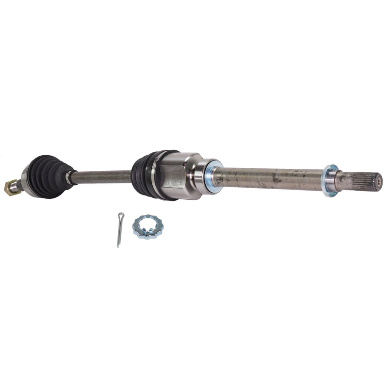 5-Piece Kit Front, Passenger Side Axle Assembly, Front Wheel Drive, Includes Brake Discs, Brake Pad Sets, and Control Arms