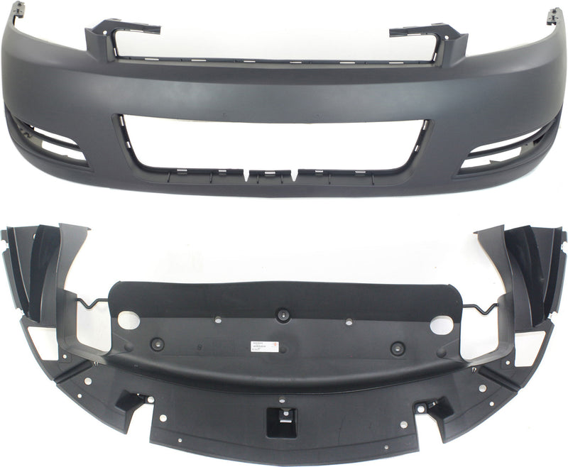 Replacement 2-Piece Kit, Front Primed Bumper Cover, Includes (1) Bumper Cover and (1) Valance | GM1000763,GM1007109