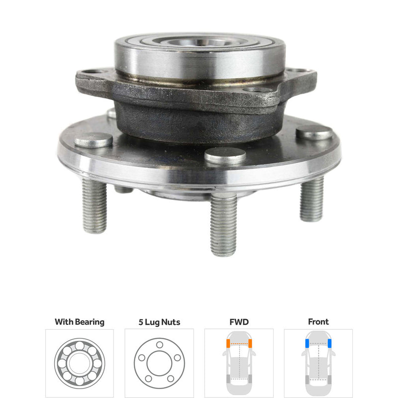 Hub Assembly Front Passenger & Driver Side