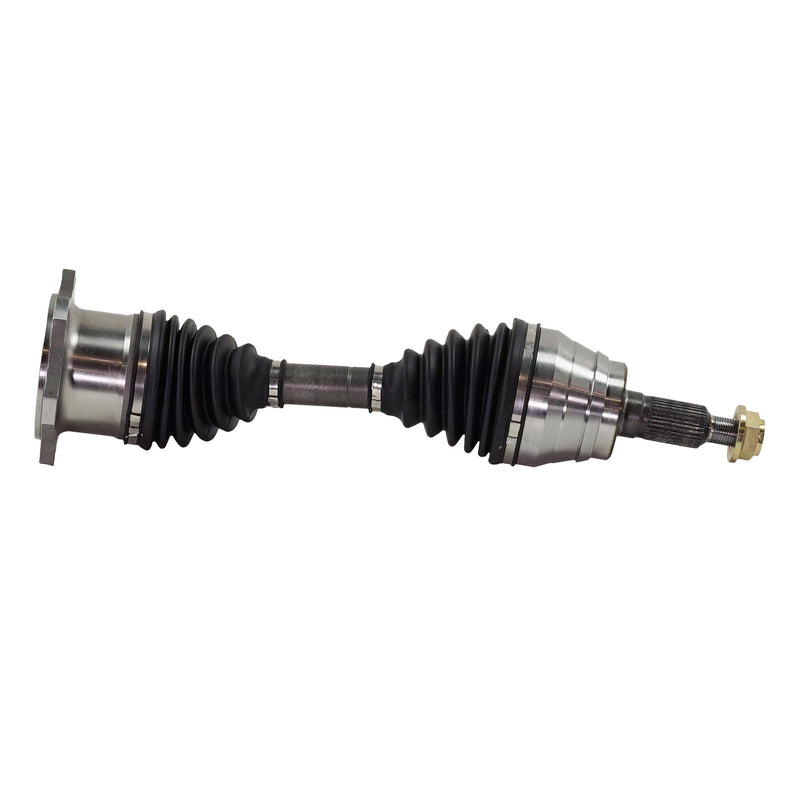 7-Piece Kit Front Driver And Passenger Side Axle Assembly With Brake Discs Brake Pad Set And Control Arms Four Wheel Drive
