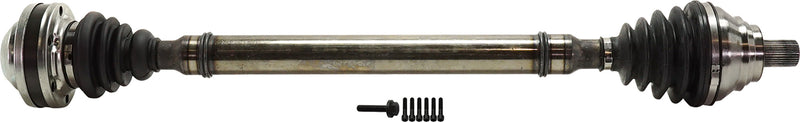 Front Axle Assembly Set RH & LH 8-Piece Kit with Brake Disc Pad Set and Control Arms