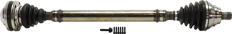 Front Axle Assembly Set RH & LH 8-Piece Kit with Brake Disc Pad Set and Control Arms