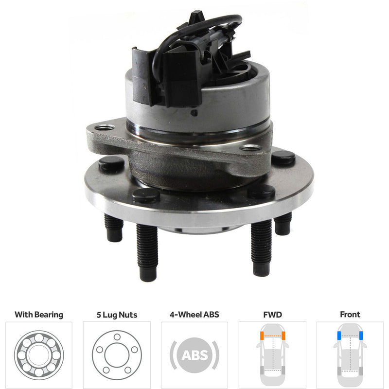 4-Piece Kit Wheel Hub, Wheel Hub -