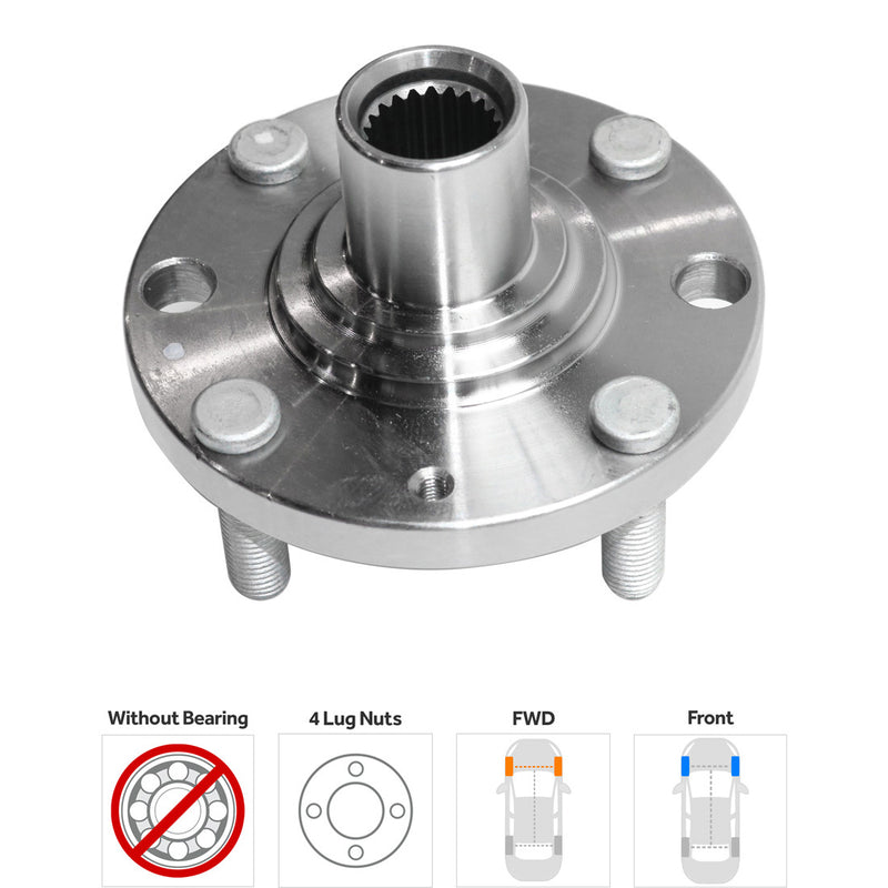 Front Driver or Passenger Side Wheel Hub Kit includes Wheel Bearing