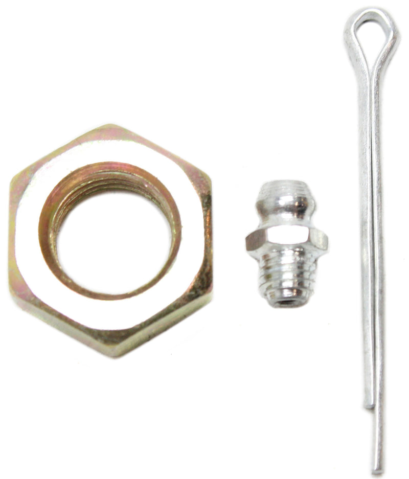 6-Pc Kit - Front Driver and Passenger Side Suspension with Idler Arm Pitman Arm and Tie Rod Ends