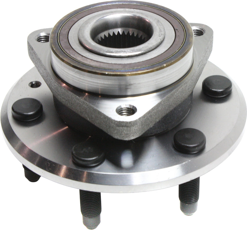 4-Pc Kit - Front Driver and Passenger Side Suspension includes Tie Rod End and Wheel Hub