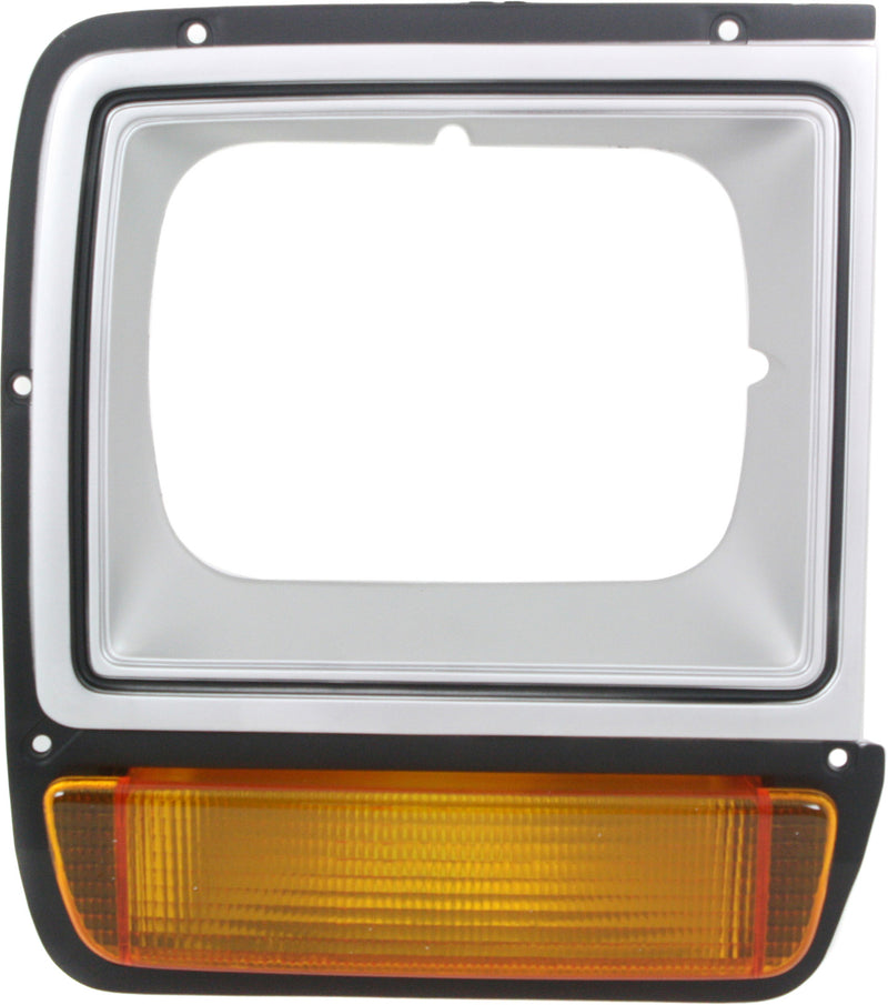 3-Pc Kit - Grille Assembly Grille Insert Grille Assembly - Chrome  Headlight Door - Silver includes Headlight Doors | CH1200103,CH2512122,CH2513122