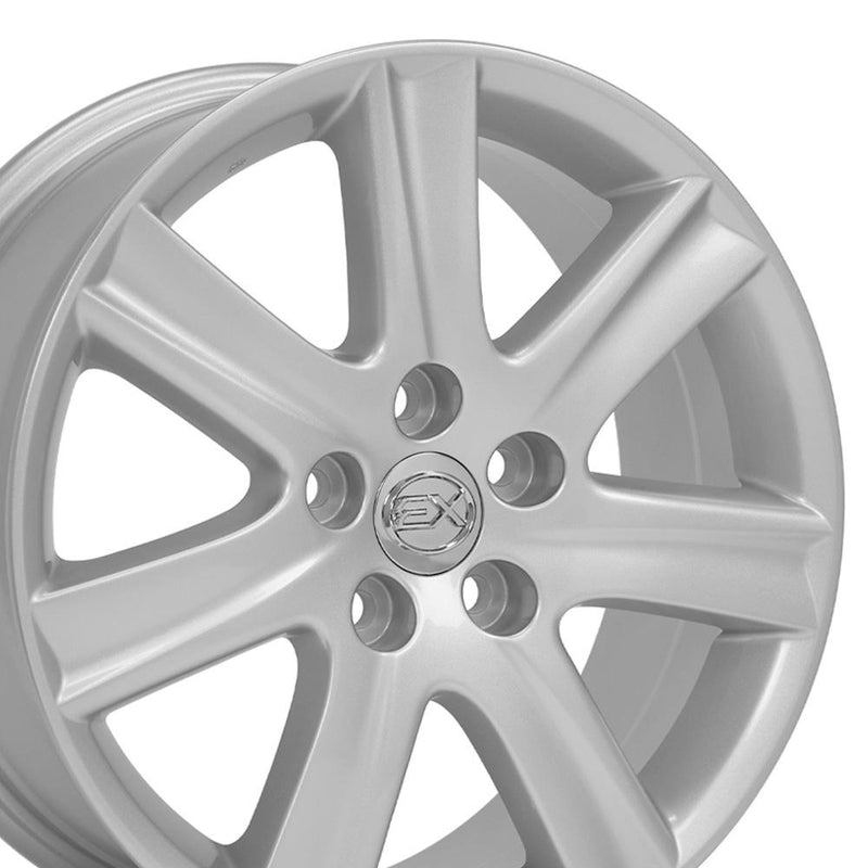 Wheel 17in Replica LX12 fits Lexus ES 17x7 Silver