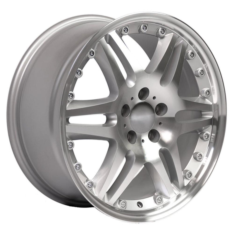 Wheel 18in Replica MB09 fits Mercedes Benz C Class 18x8.5 Silver