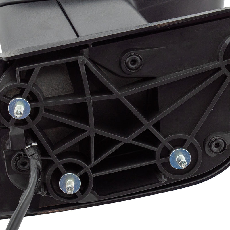 Driver Side Mirror, Non-Towing, Power, Manual Folding, Heated, Chrome, In-glass Signal Light,