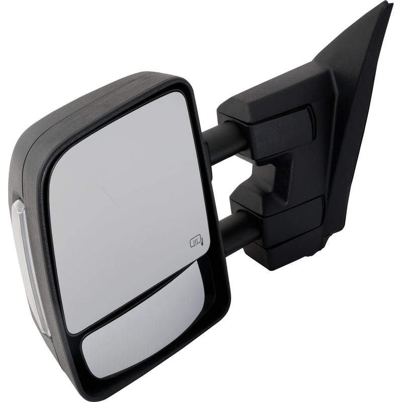 Driver Side Towing Mirror, Power, Manual Folding and Extending, Heated, Textured, In-housing Signal Light, W/o memory, With Puddle Light, W/o Auto-Dimming, W/o Blind Spot Feature | NI1320307