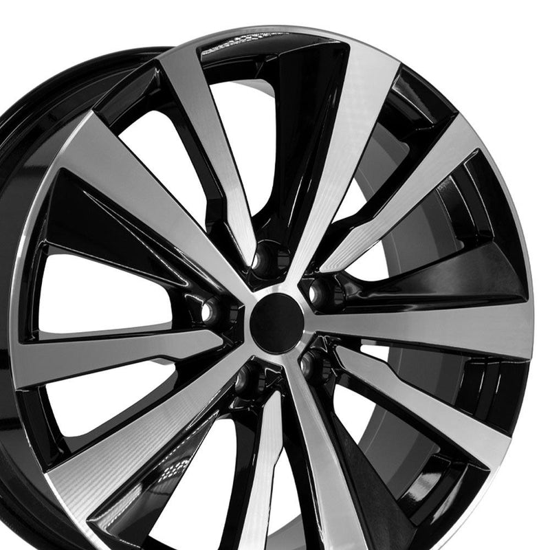 Wheel 19in Replica NS29 fits Nissan Altima 19x8 Black Machined