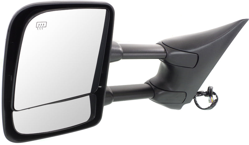 Driver Side Towing Mirror Power Manual Folding Heated Chrome | NI1320204