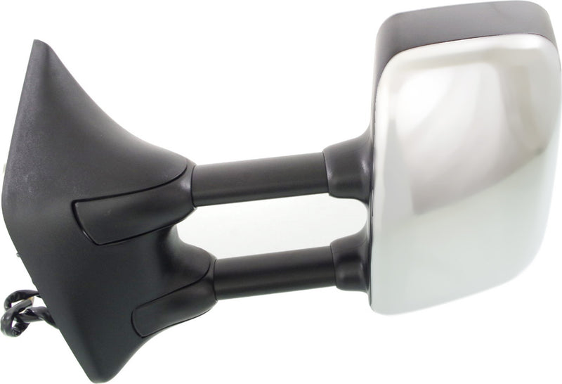 Driver Side Towing Mirror Power Manual Folding Heated Chrome | NI1320204