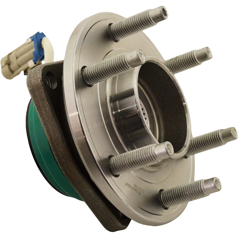 Front, Driver or Passenger Side Wheel Hub, With Bearing, With Sensor, 5 x 4.53 in. Bolt Pattern, V Model, 8 Cyl., 4.4L Engine