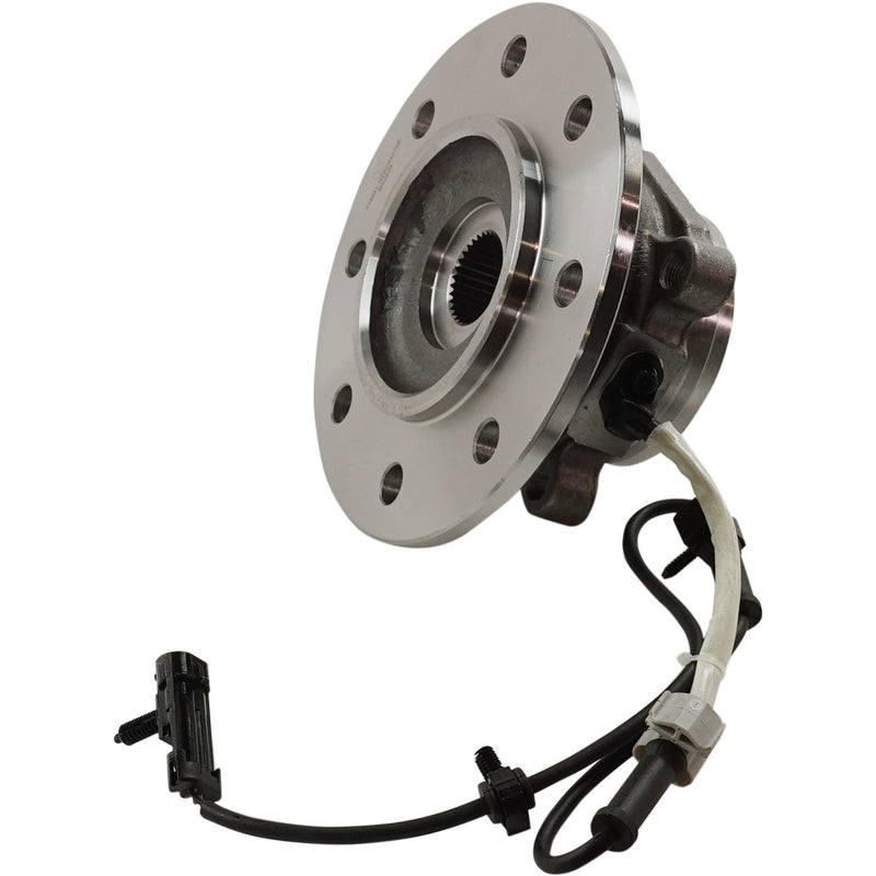 Front, Driver or Passenger Side Wheel Hub, with Bearing, 8.19 In. Flange Diameter, with 8 Stud Hub