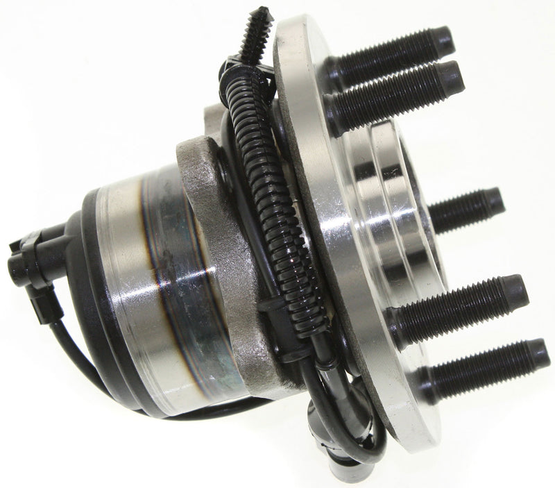Front, Driver or Passenger Side Wheel Hub, With Bearing, With Sensor, 5 x 4.25 in. Bolt Pattern