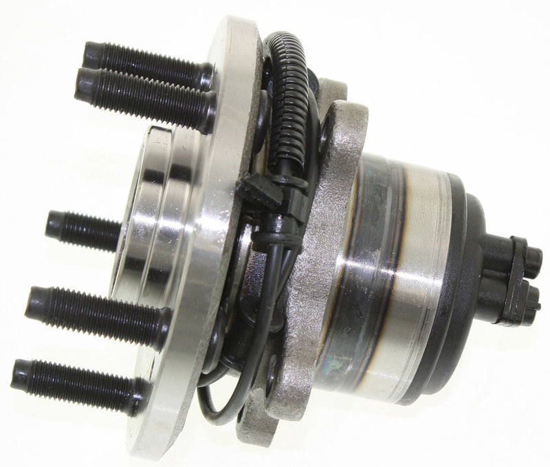 Front, Driver or Passenger Side Wheel Hub, With Bearing, With Sensor, 5 x 4.25 in. Bolt Pattern
