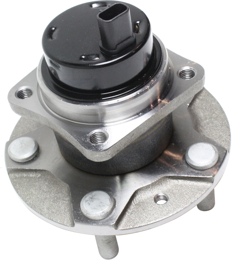 Front, Driver or Passenger Side Wheel Hub, With Bearing, With Sensor, 5 x 4.5 in. Bolt Pattern, 2 Cyl., 1.3L Engine, Rear Wheel Drive