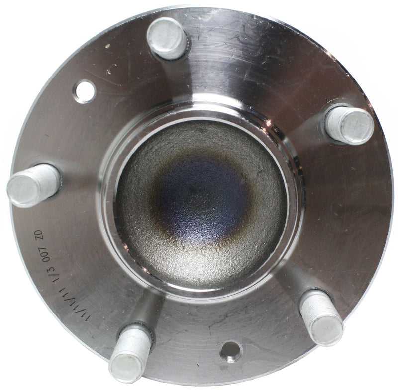 Front, Driver or Passenger Side Wheel Hub, With Bearing, With Sensor, 5 x 4.5 in. Bolt Pattern, 2 Cyl., 1.3L Engine, Rear Wheel Drive