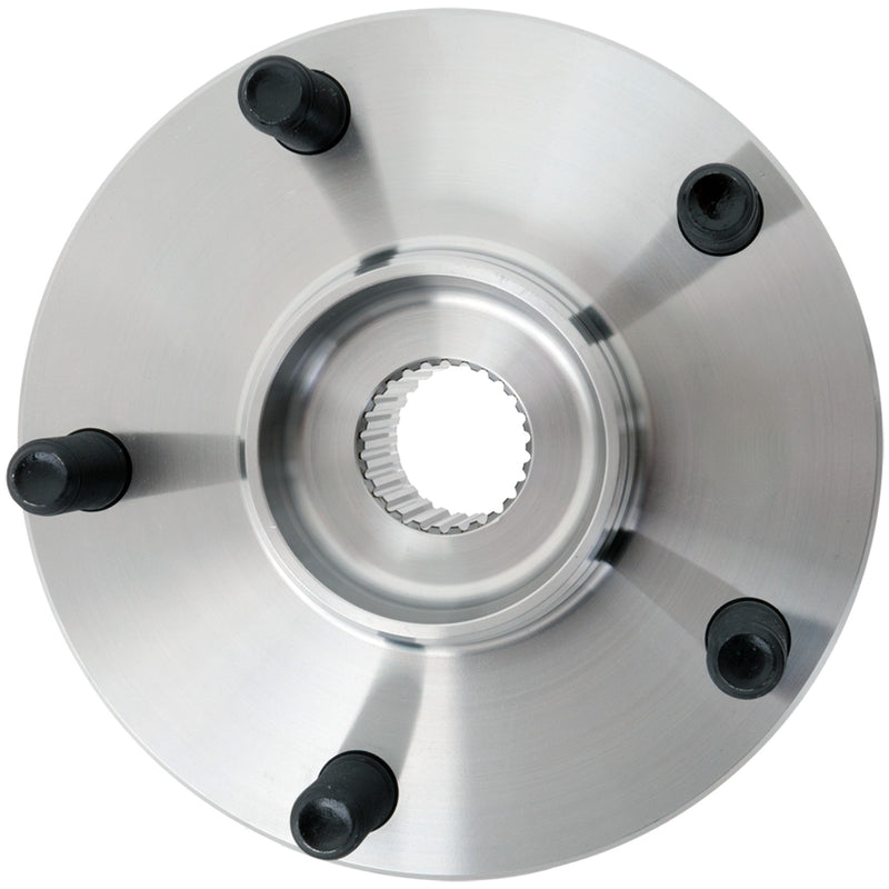 Front, Driver or Passenger Side Wheel Hub, With Bearing, 5 x 4.5 in. Bolt Pattern