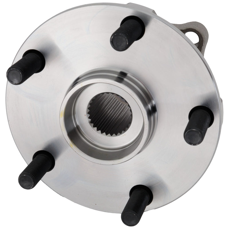 Rear, Driver or Passenger Side Wheel Hub, 5 Lugs, With Bearing