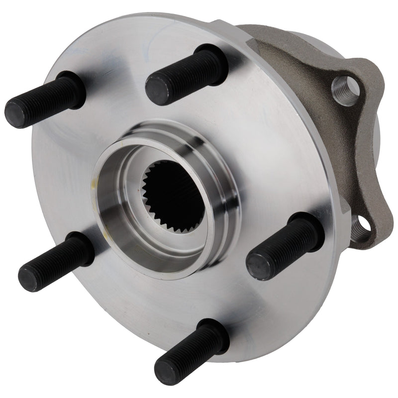 Rear, Driver or Passenger Side Wheel Hub, 5 Lugs, With Bearing
