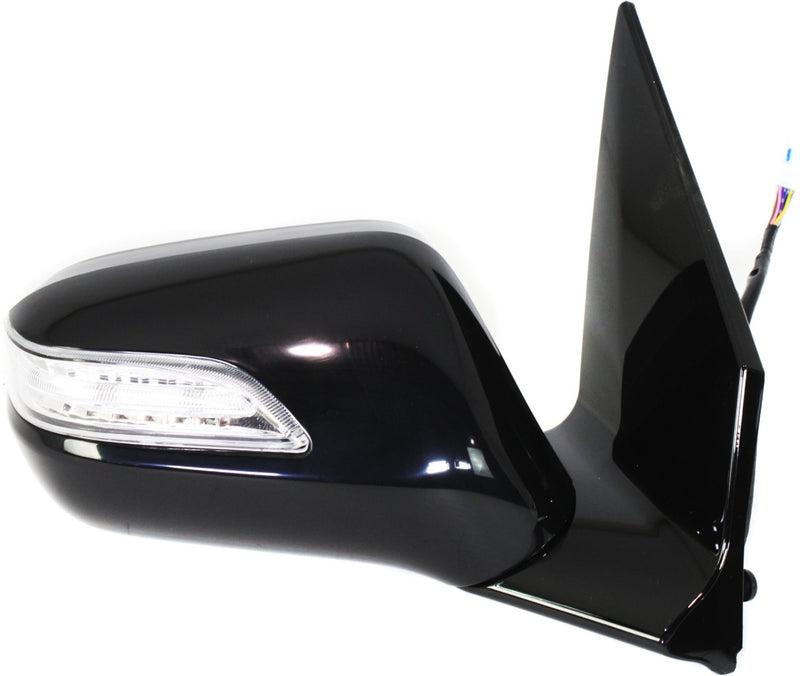 Driver and Passenger Side Non-Towing Mirrors, Power, Manual Folding, Heated, Paintable, In-housing Signal Light, With memory, Without Puddle Light, Without Auto-Dimming | AC1320112,AC1321112