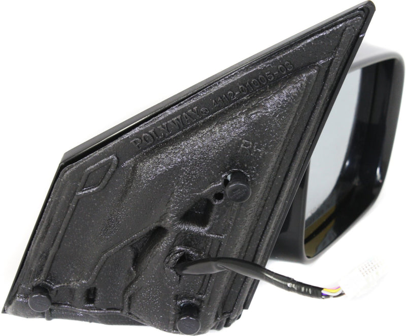 Driver and Passenger Side Non-Towing Mirrors, Power, Manual Folding, Heated, Paintable, In-housing Signal Light, With memory, Without Puddle Light, Without Auto-Dimming | AC1320112,AC1321112