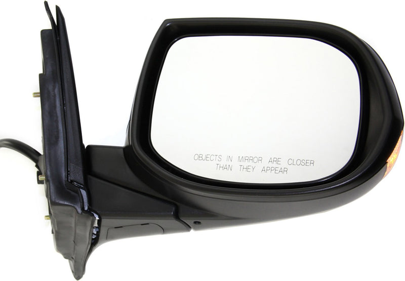 Driver and Passenger Side Mirrors, Power, Manual Folding, Heated, Paintable, In-housing Signal Light, Passenger side - With Memory; Driver side - Without Memory, Without Auto-Dimming | AC1320115,AC1321115