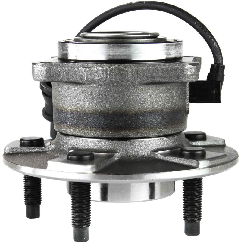 Set Of 2 - Rear Driver and Passenger Side Wheel Hubs With Bearing With Sensor 4-Wheel ABS