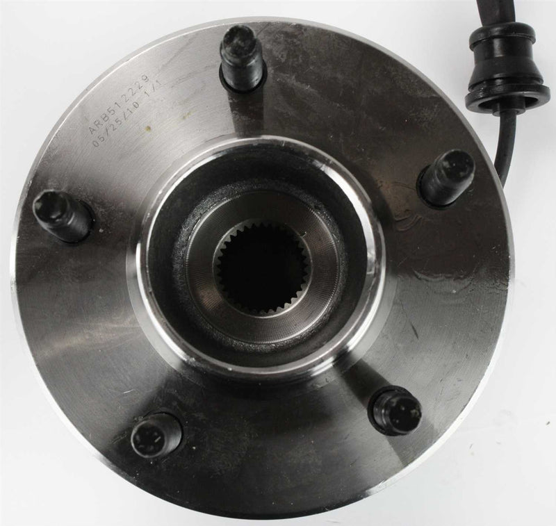 Set Of 4 - Front and Rear Driver and Passenger Side Wheel Hubs With Bearing With Sensor 4-Wheel ABS