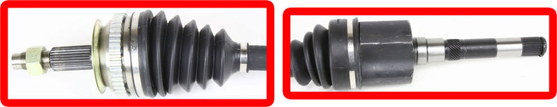 Front CV Axle Assembly Set of 2 Right and Left